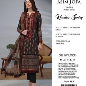 Asim Jofa Basic Print 3 Pcs AJBP-40