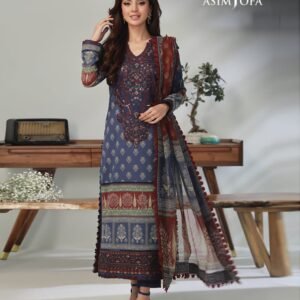 Asim Jofa Basic Print 3-Piece AJBP-45