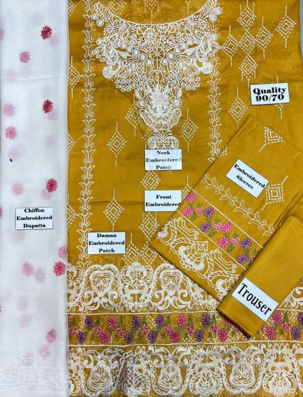 Jasmine Luxury Embroidered 3-Piece Suit - Image 2